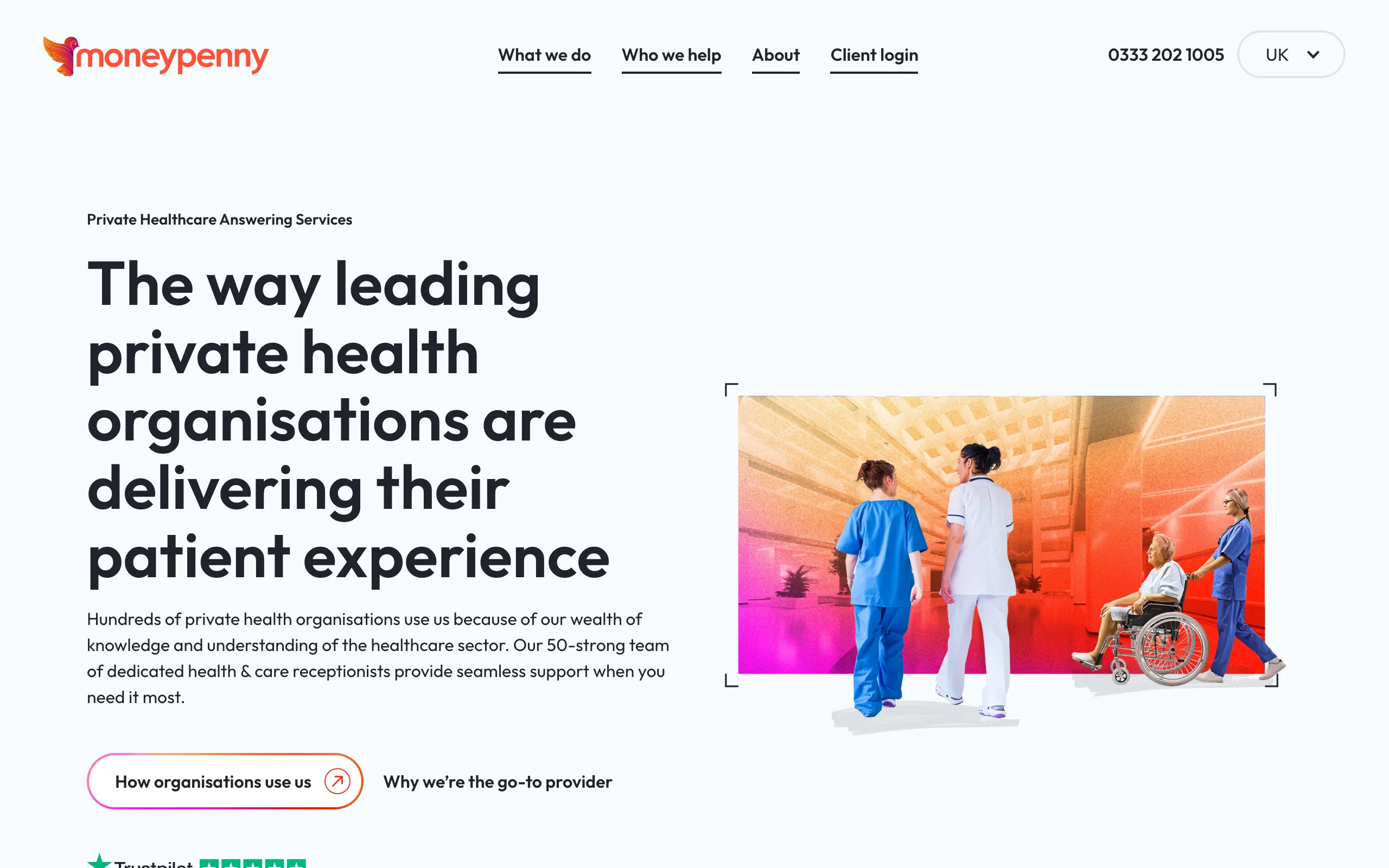 AI Receptionist with Moneypenny