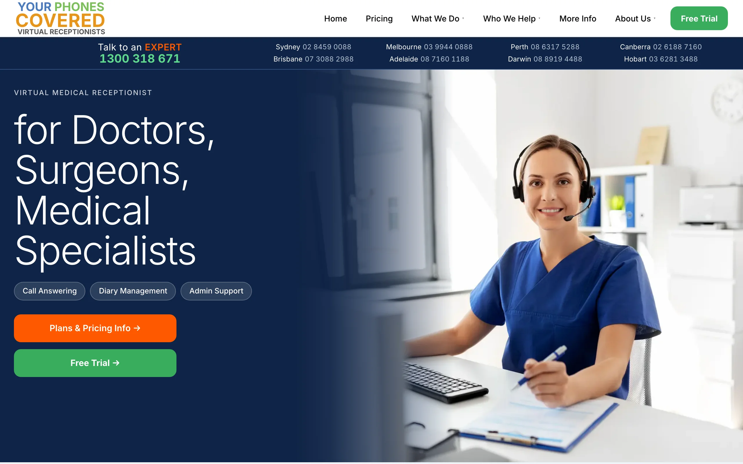 Medical Answering Service with Your Phones Covered