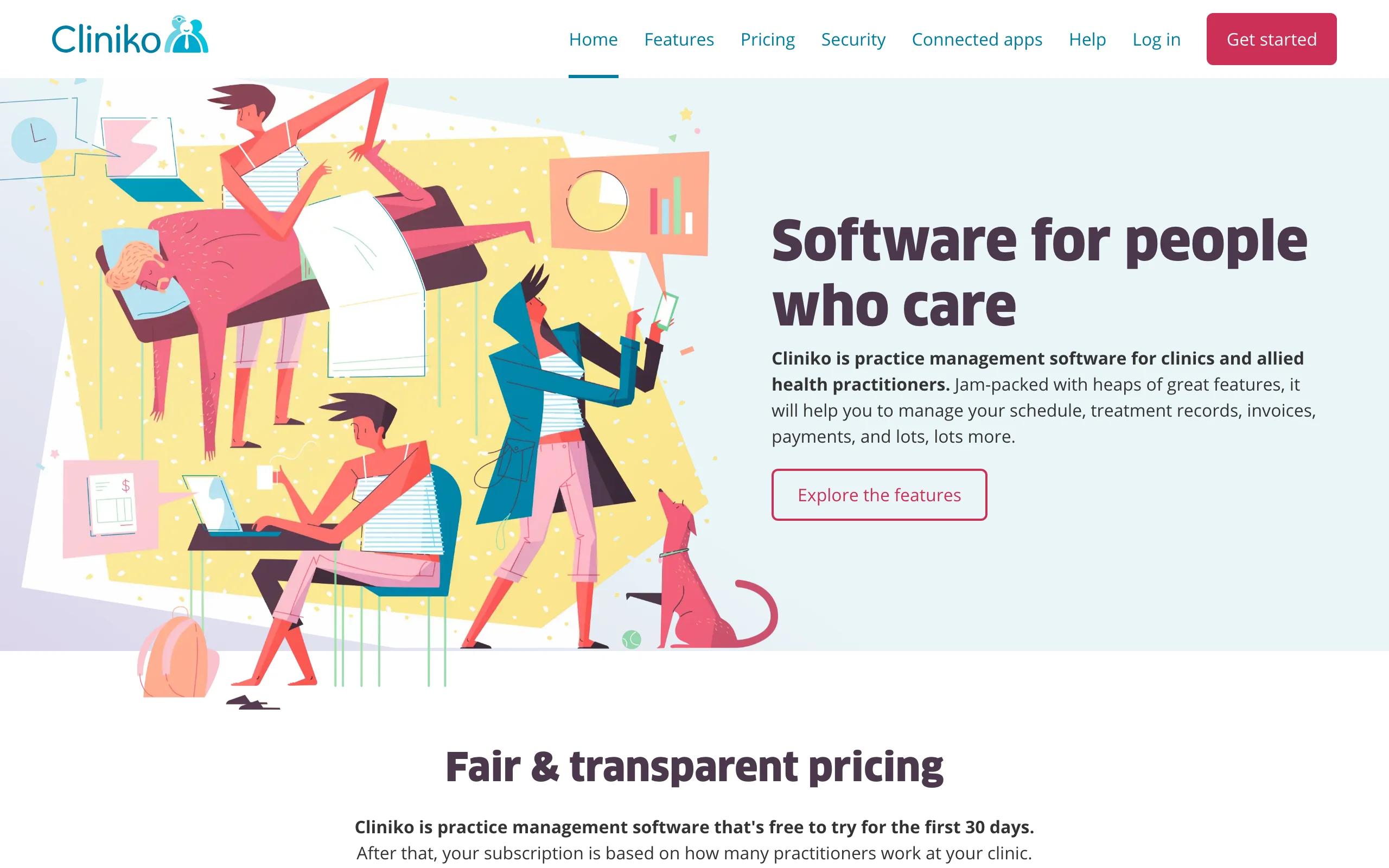 Practice Management Software with Cliniko