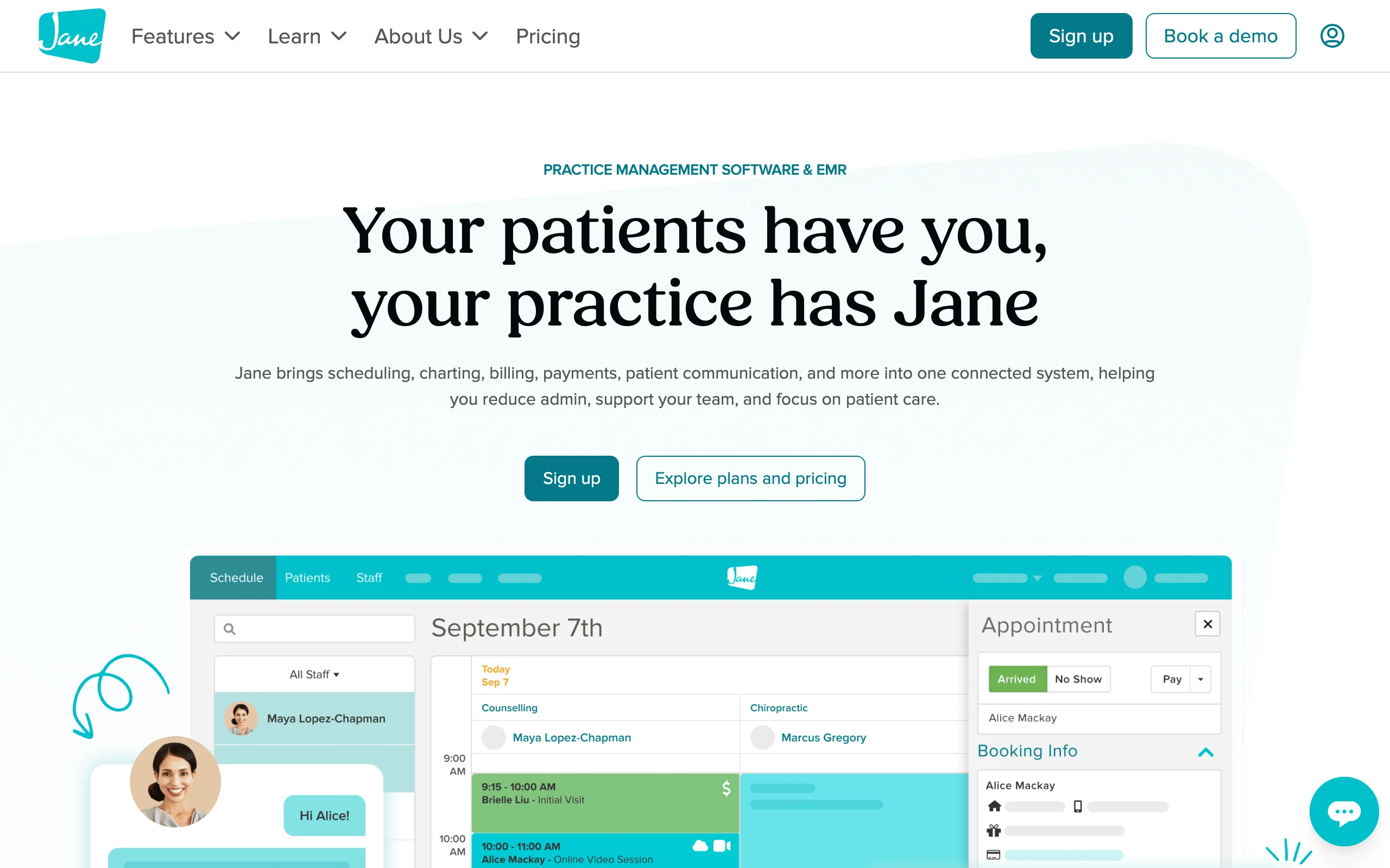 Practice Management Software with Jane