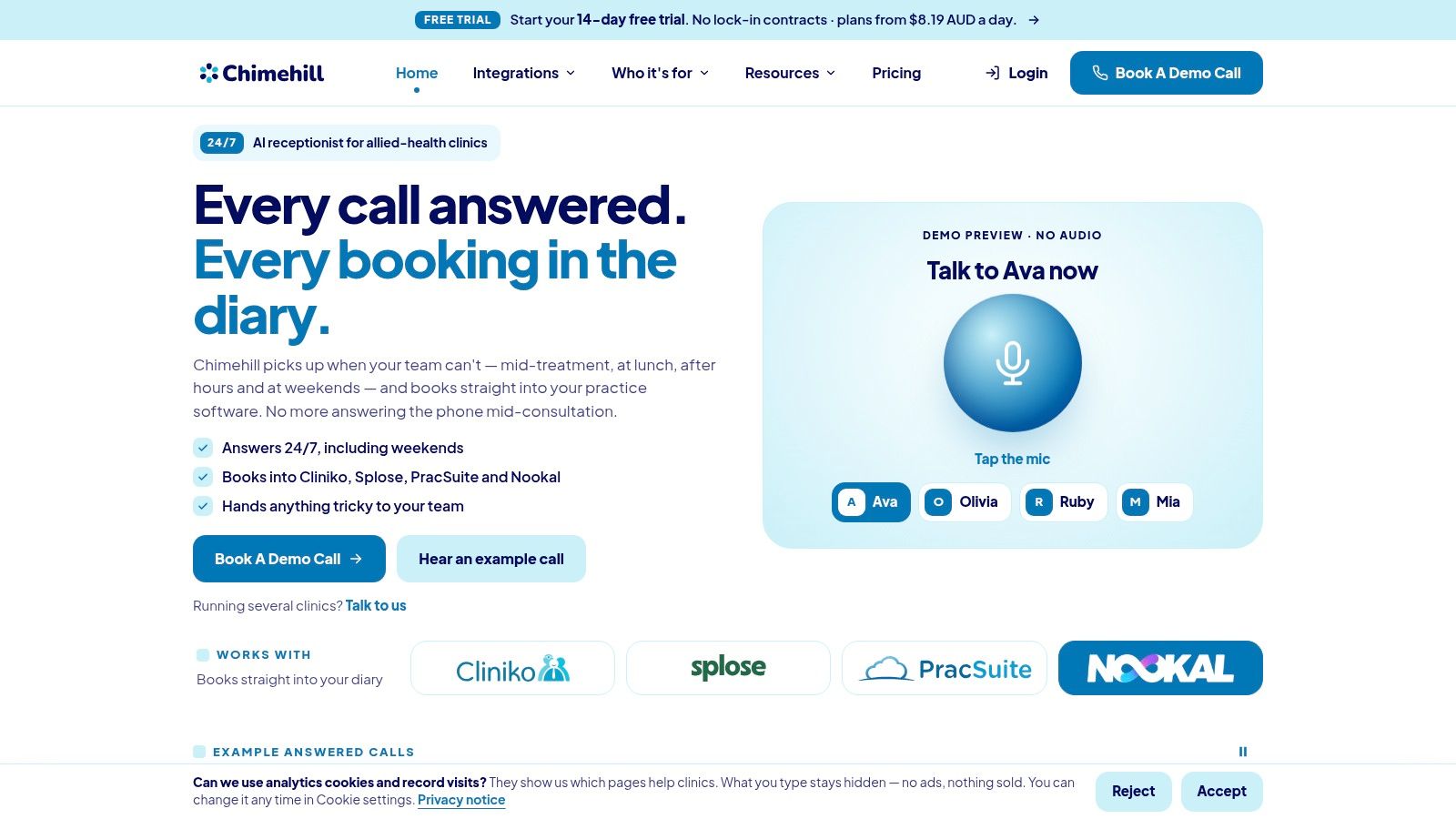 Screenshot from https://www.chimehill.com
